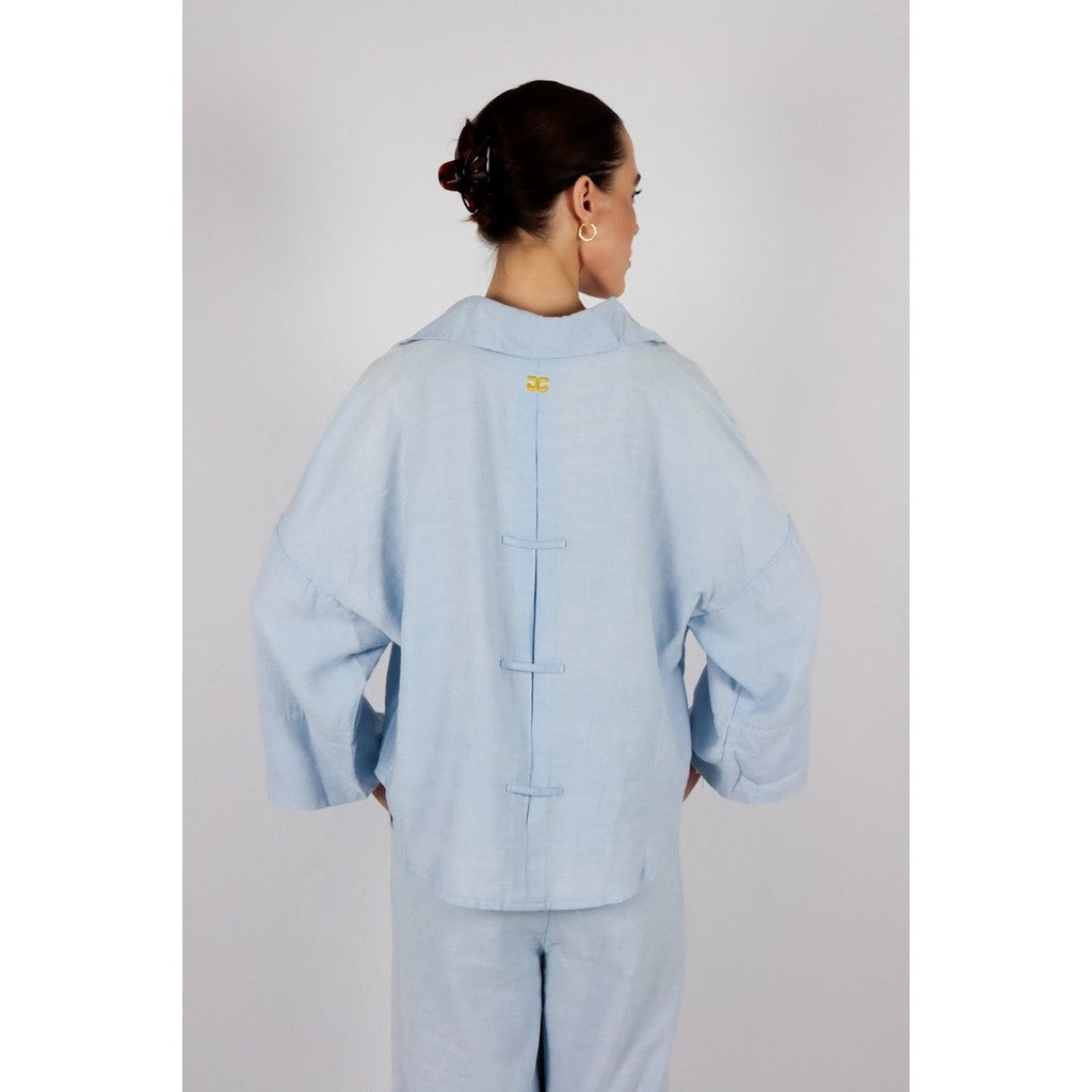 AMANDINE ELLA BLOUSES BLUE