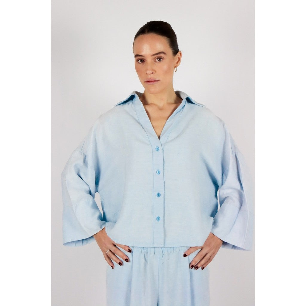 AMANDINE ELLA BLOUSES BLUE