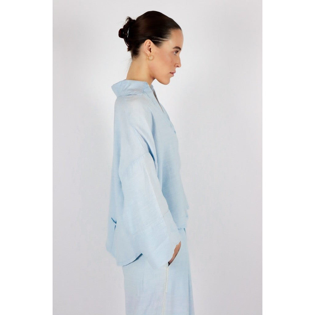 AMANDINE ELLA BLOUSES BLUE