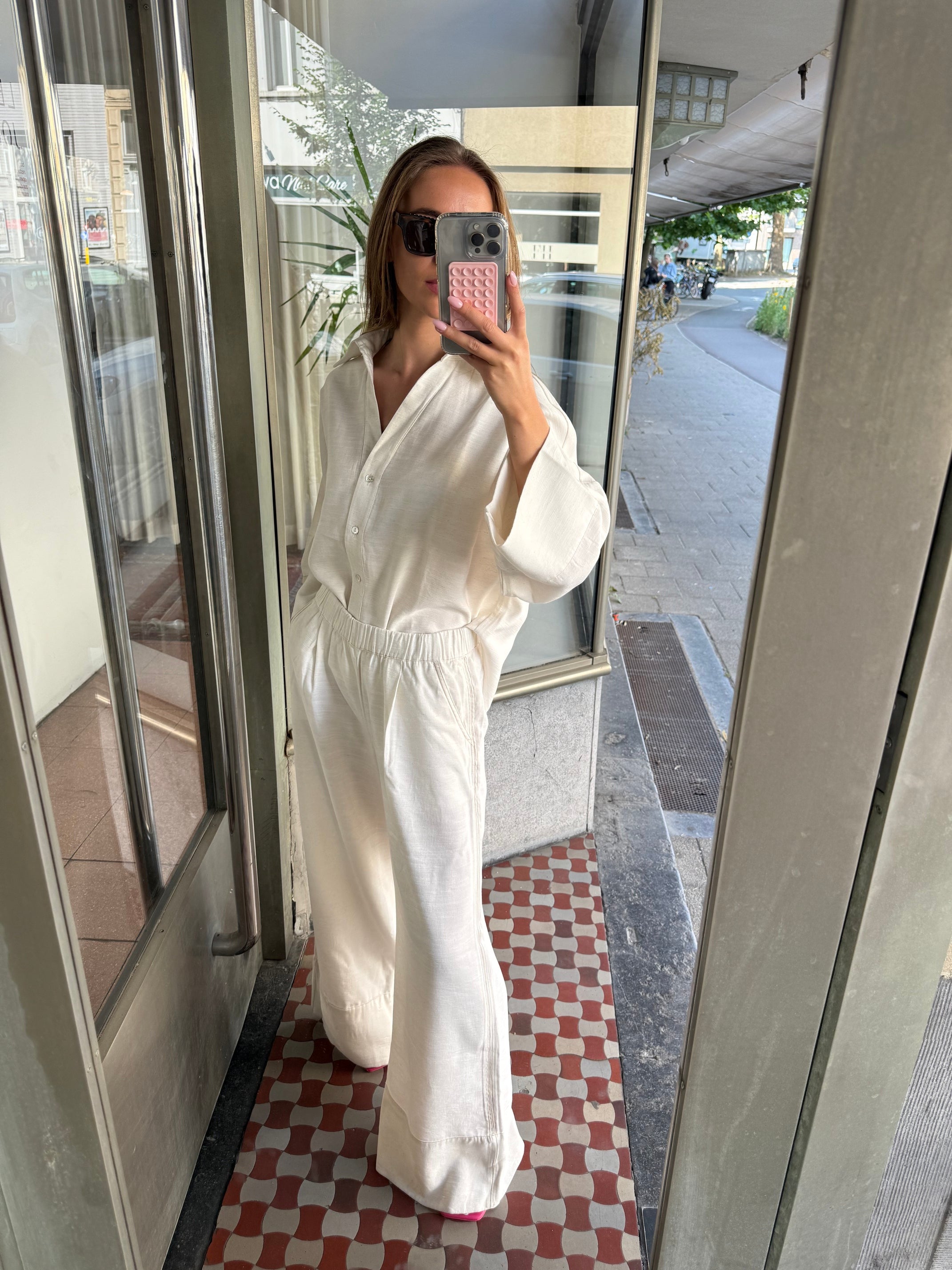AMANDINE ELLA BLOUSES ECRU