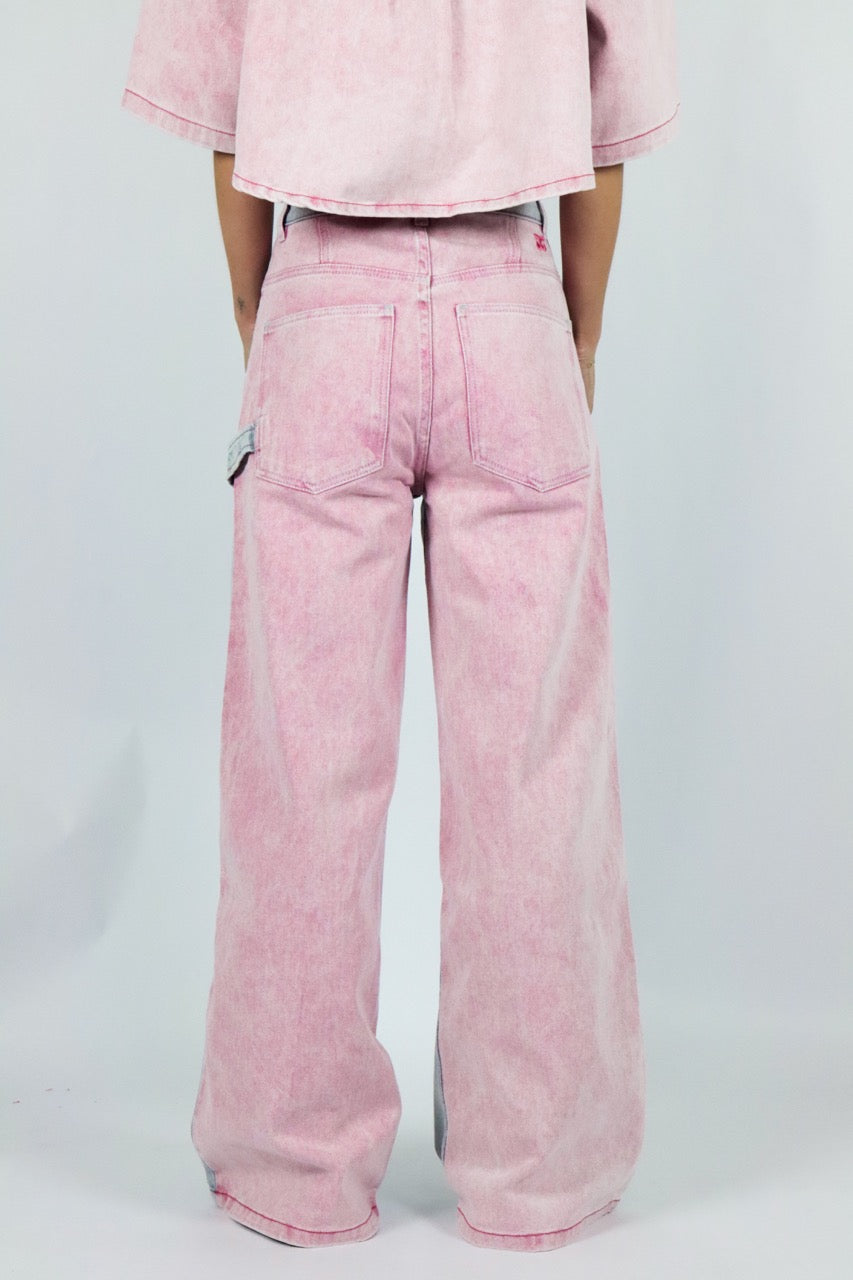 AMANDINE EVA JEANS BLUE/PINK
