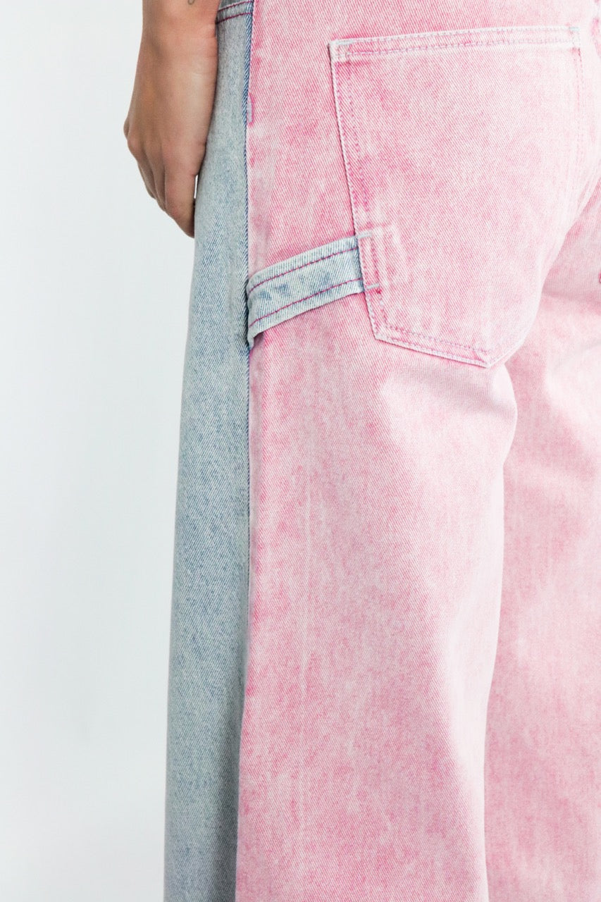 AMANDINE EVA JEANS BLUE/PINK