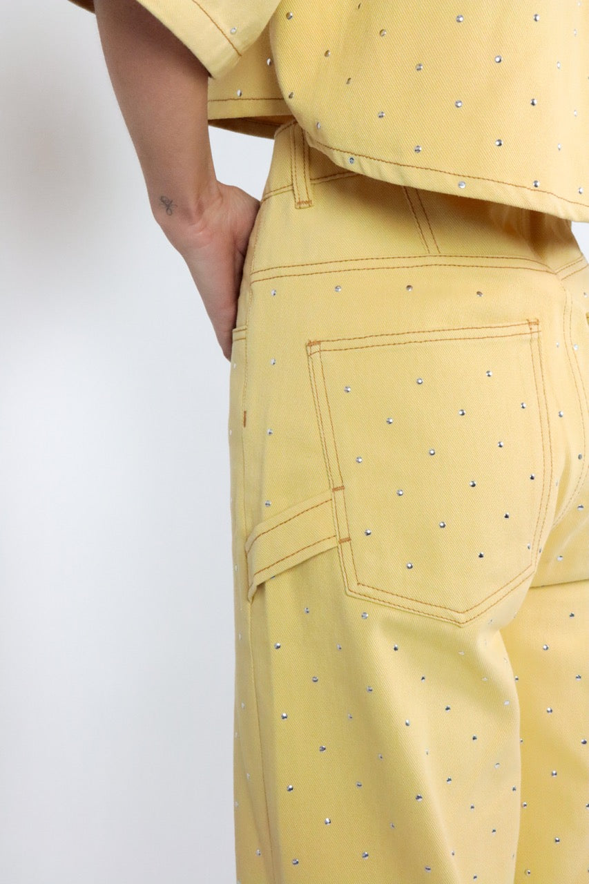 AMANDINE EVA JEANS YELLOW