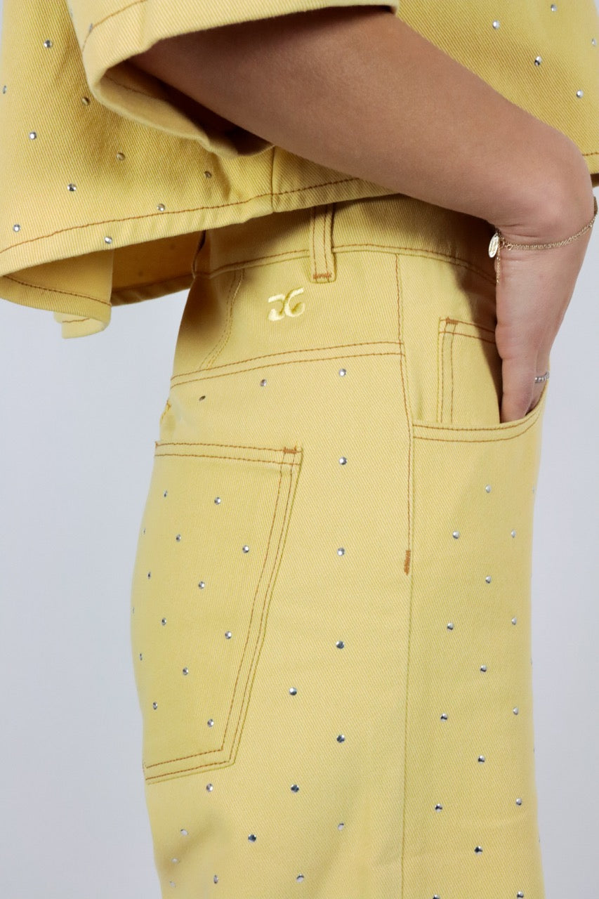 AMANDINE EVA JEANS YELLOW