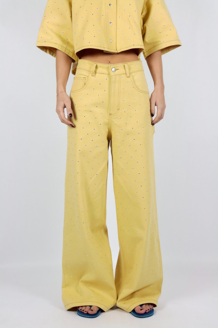 AMANDINE EVA JEANS YELLOW