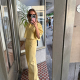 AMANDINE EVA JEANS YELLOW