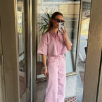AMANDINE EVA JEANS PINK