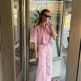 AMANDINE EVA JEANS PINK