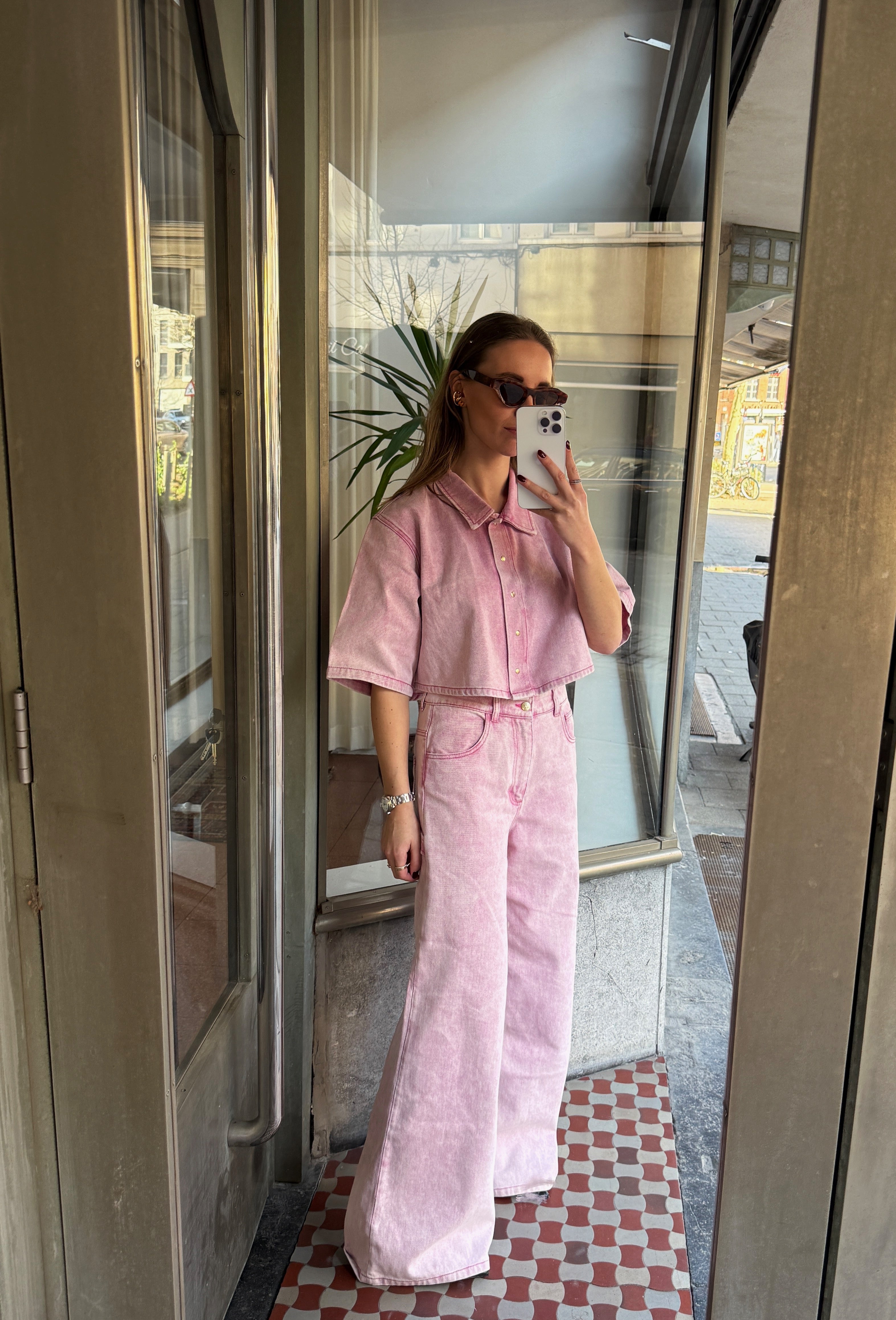 AMANDINE EVA JEANS PINK
