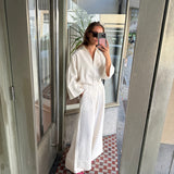 AMANDINE IRENE TROUSERS ECRU