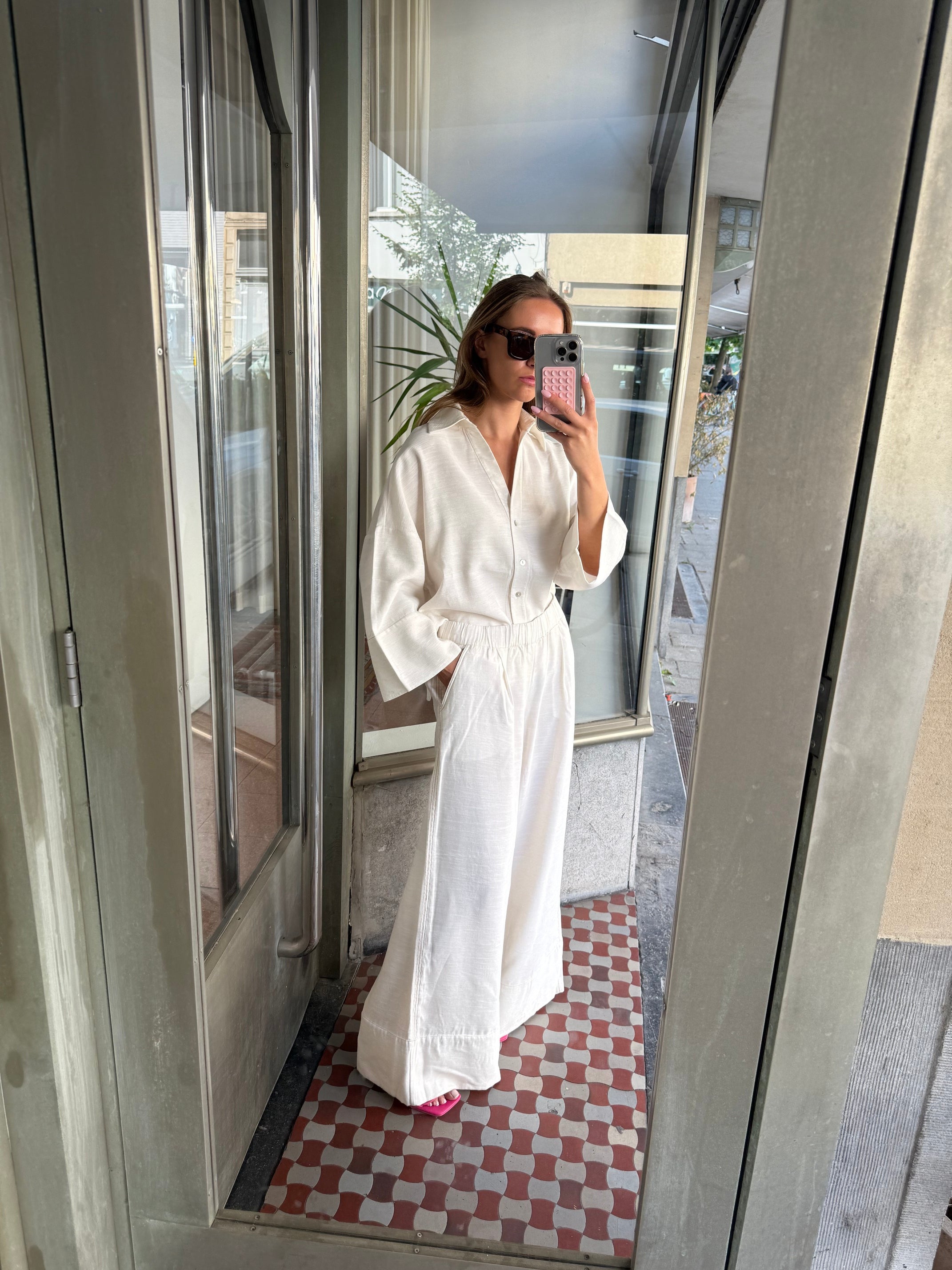 AMANDINE IRENE TROUSERS ECRU