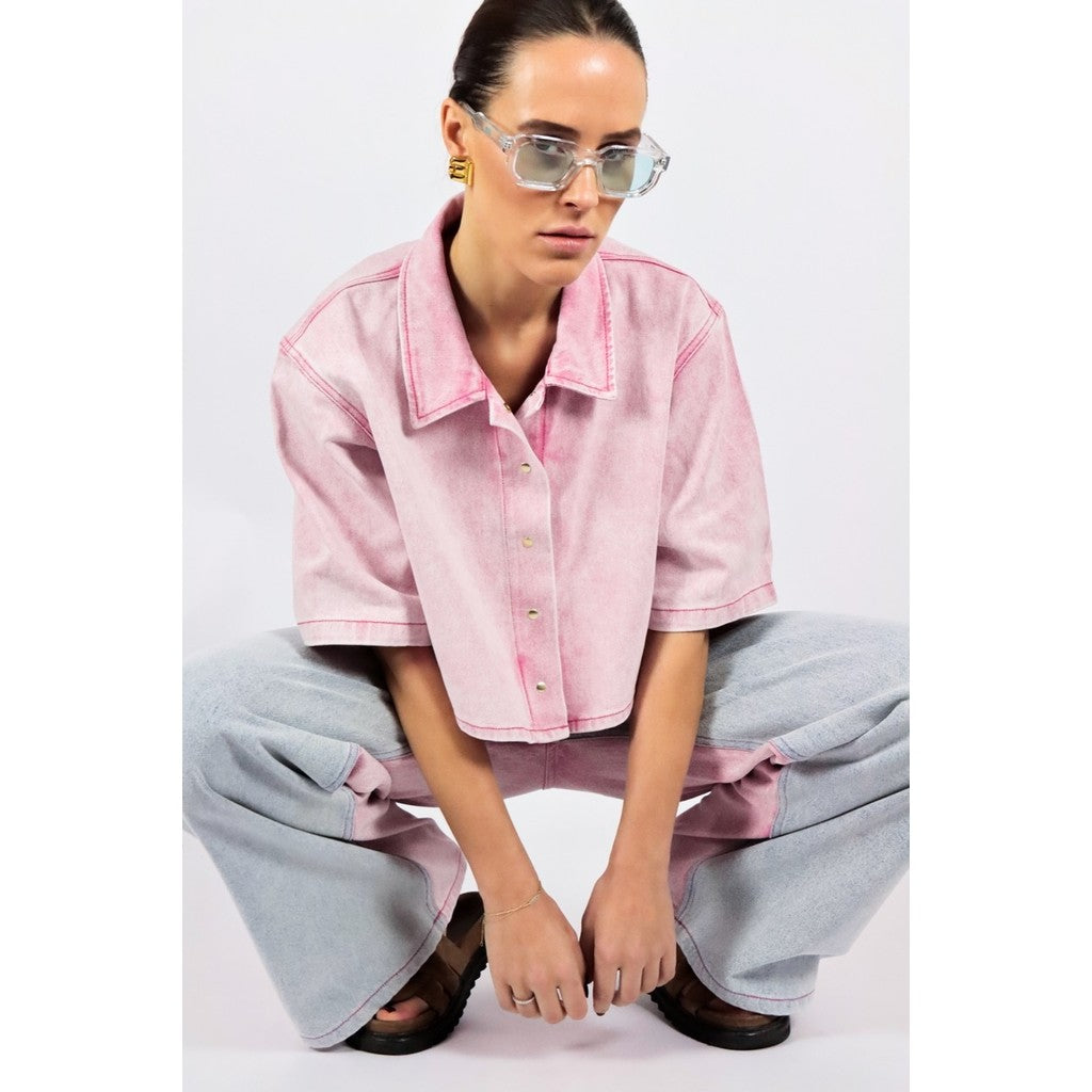 AMANDINE MAE BLOUSES PINK