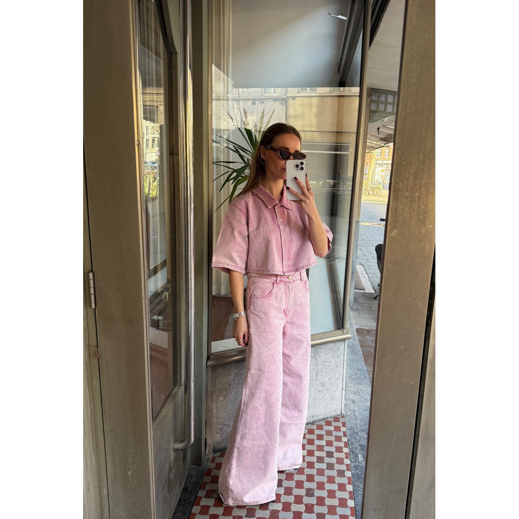 AMANDINE MAE BLOUSES PINK